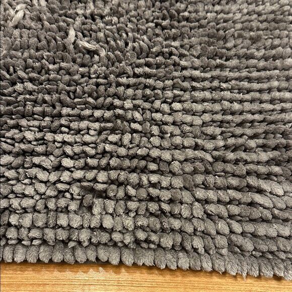 Faux Fur Rug in Gray. 2 rugs available. - Picture 5 of 5